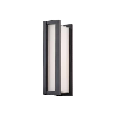 Dweled Axel LED 11in Indoor and Outdoor Wall Light 3000K in Black WS-W440